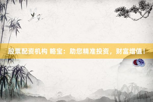 股票配资机构 略宝：助您精准投资，财富增值！